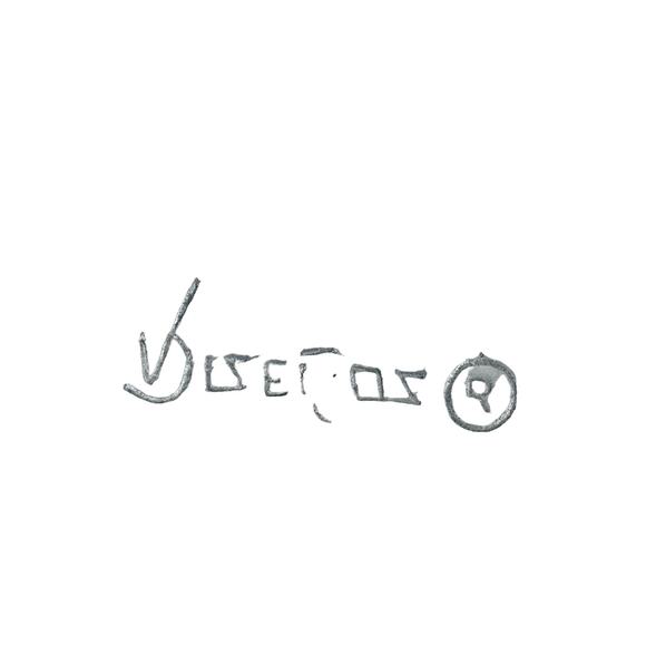 Large Aluminum Round Fruit Embossed Design Serving Platter-Nice! - Picture 8 of 8